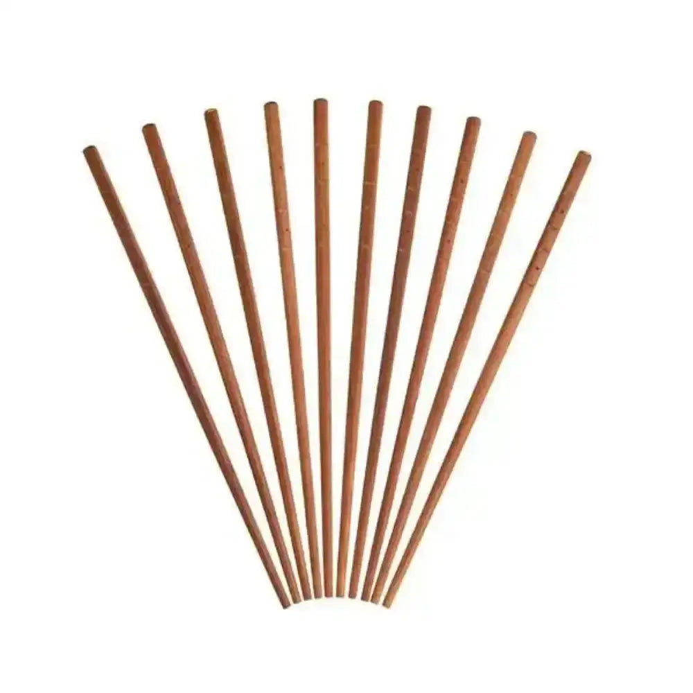 Set of wooden sticks on a white background