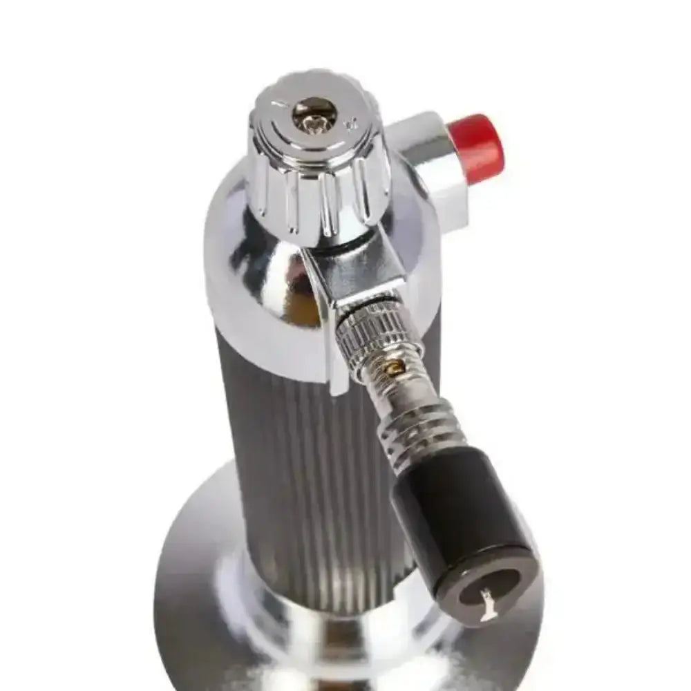 Metallic nozzle on a white background