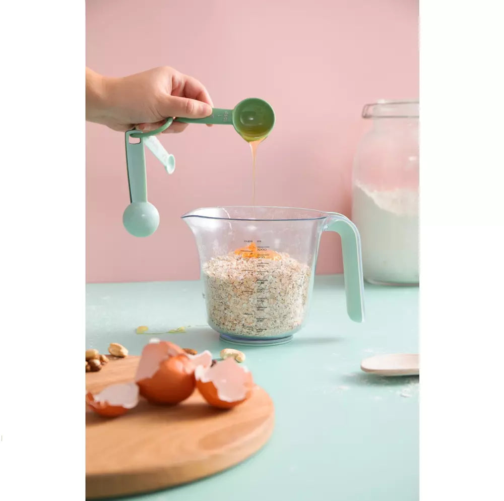 KitchenCraft Measuring Spoon Set 5pc Green