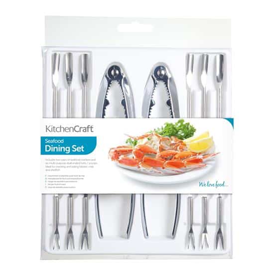 KitchenCraft Stainless Steel Seafood Set of 8