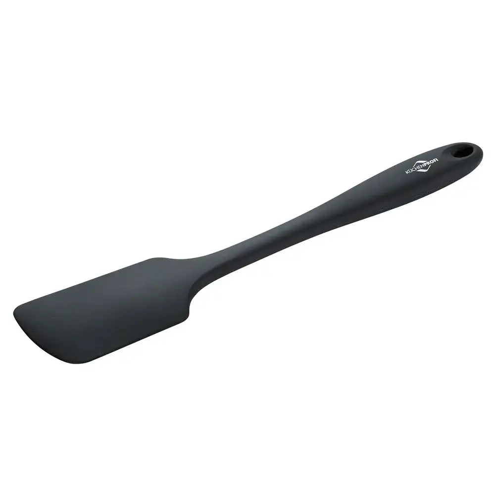 Black spatula on a white background