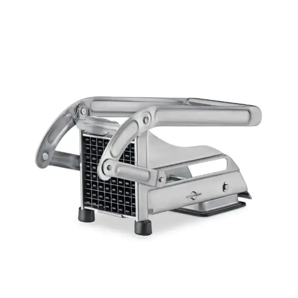 Metallic kitchen tool on a white background