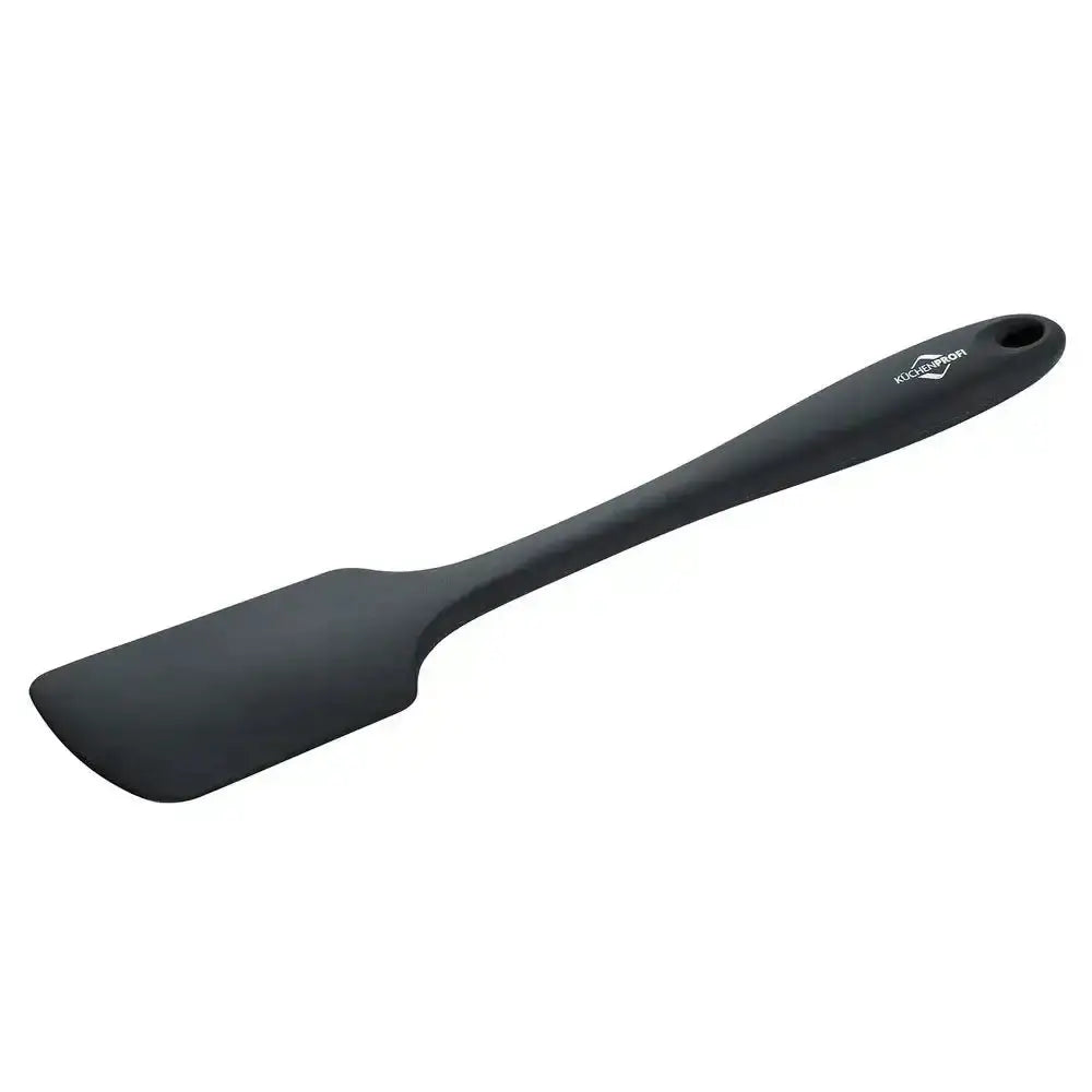 Black spatula on a white background