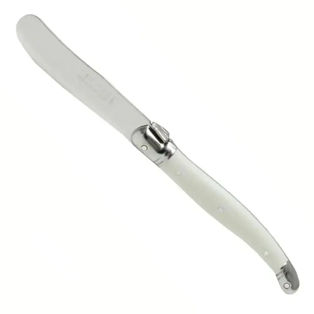 White folding knife on a white background