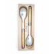Laguiole by Andre Verdier Salad Server Set of 2 Horn
