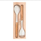Laguiole by Andre Verdier Salad Server Set of 2 Olive Wood
