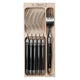 Laguiole by Andre Verdier Table Fork Set of 6 Black