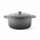 Le Morgan Cast Iron Casserole Pot 24cm Ombre Grey