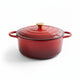 Le Morgan Cast Iron Casserole Pot 30cm Ombre Red