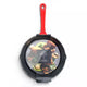 Le Morgan Cast Iron Frying Pan 26cm Ombre Red
