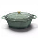 Le Morgan Cast Iron Oval Casserole Pot 40cm Ombre Thyme