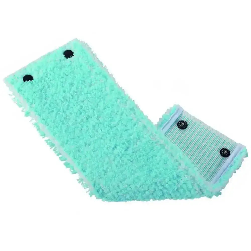 Turquoise replacement wiper cover with black buttons on a white background