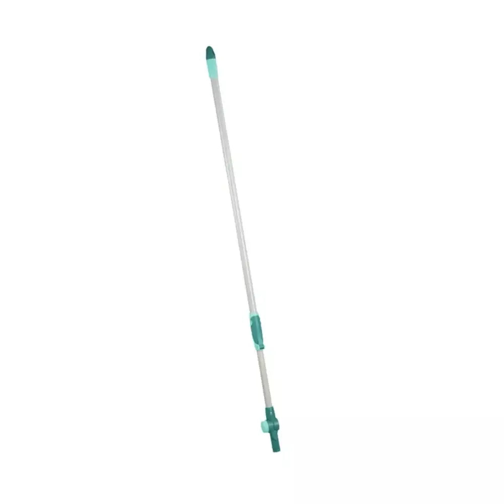Telescopic pole with green accents on a white background