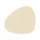 Lind DNA Corduroy Leather Placemat Curved Cream
