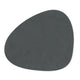 Lind DNA Nupo Curved Leather Placemat Anthracite