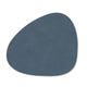 Lind DNA Nupo Curved Leather Placemat Dark Blue