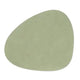 Lind DNA Nupo Curved Leather Placemat Olive Green