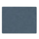Lind DNA Nupo Rectangular Leather Placemat Dark Blue