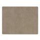 Lind DNA Nupo Rectangular Leather Placemat Nomad Grey