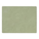 Lind DNA Nupo Rectangular Leather Placemat Olive Green