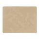 Lind DNA Nupo Rectangular Leather Placemat Sand