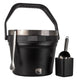 Lizzard Double-Wall Vacuum Stainless Steel Ice Bucket Black 7L