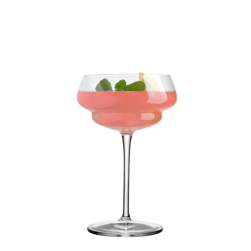 Cocktail in a glass with a white background