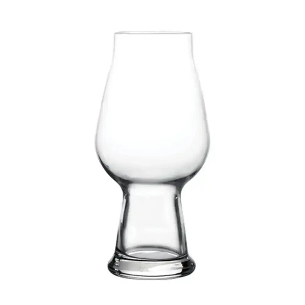 Clear glass on a white background