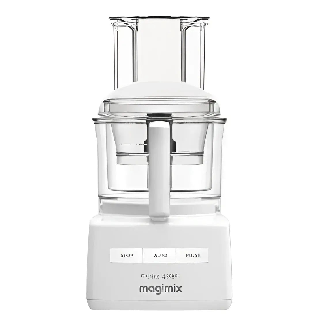 White Magimix food processor on a white background