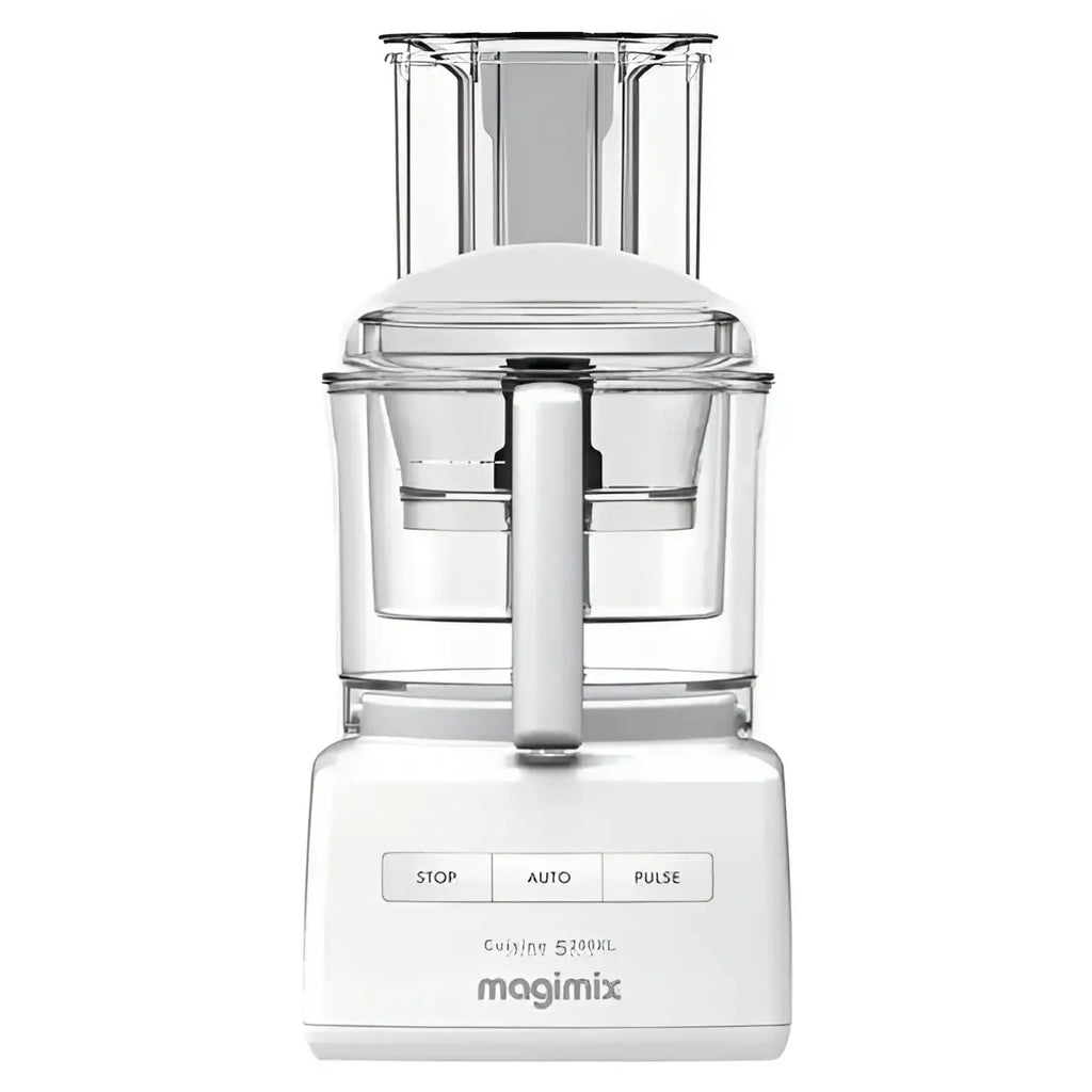 White Magimix food processor on a white background
