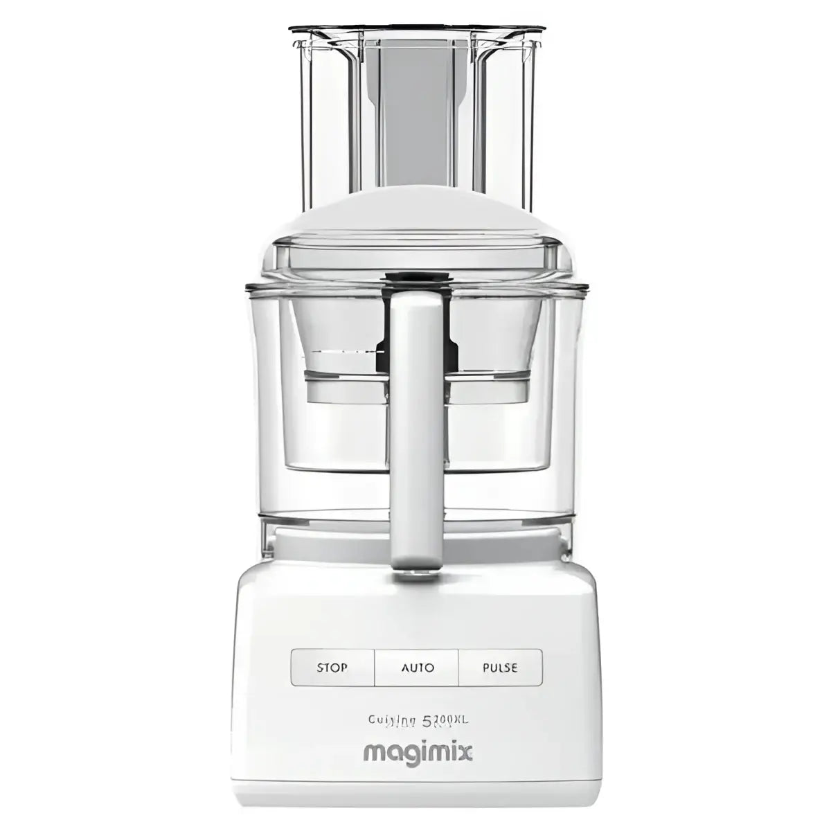 White Magimix food processor on a white background