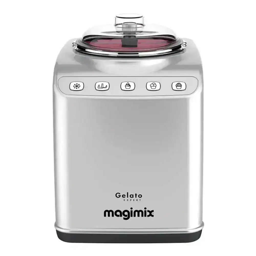 Magimix Gelato Expert ice cream maker on a white background