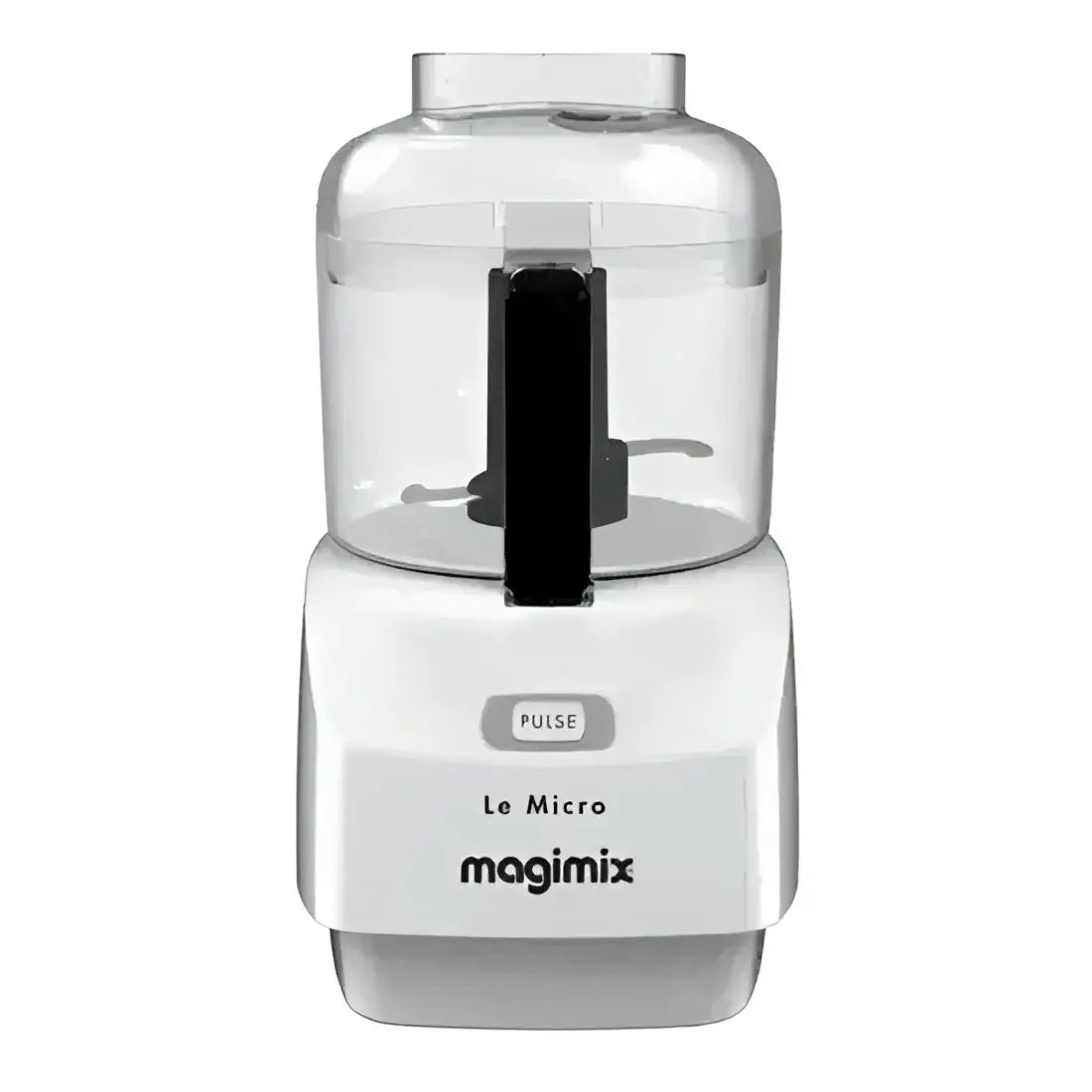 Magimix food processor on a white background