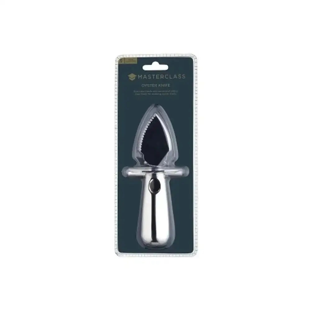 Oyster knife in packaging with 'Masterclass' branding on a white background