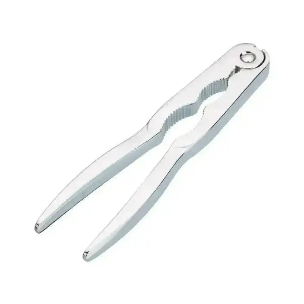 Metallic kitchen tool on a white background