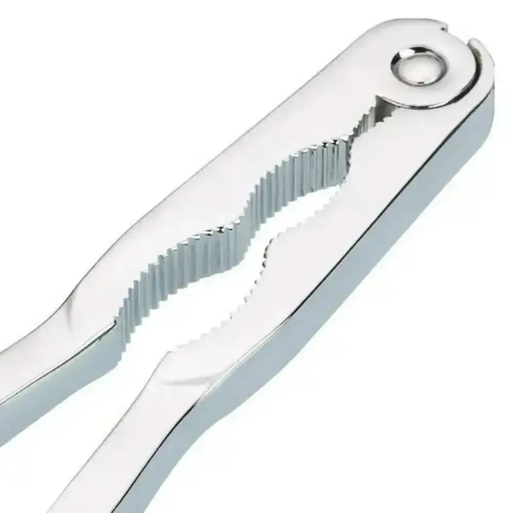 Metallic nutcracker on a white background