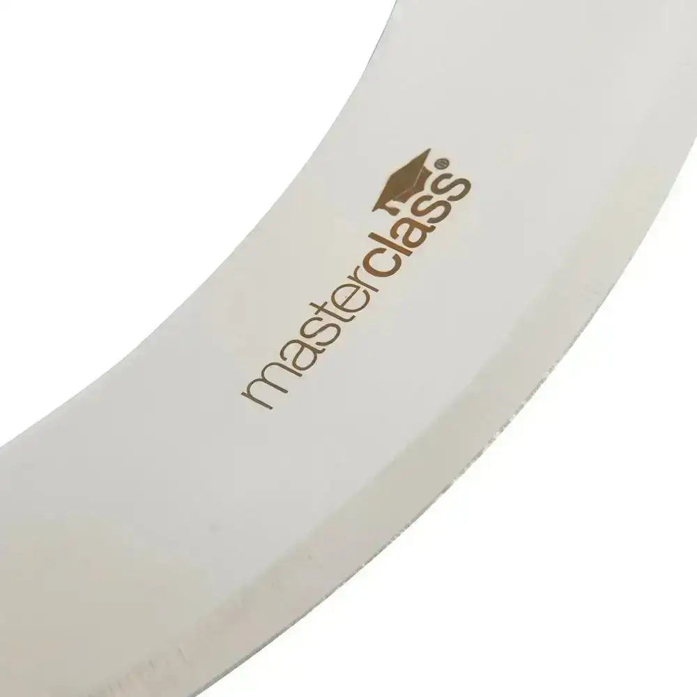White strap with 'masterclass' logo on a white background