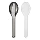 Mepal Ellipse Cutlery Set 3pc Nordic Black