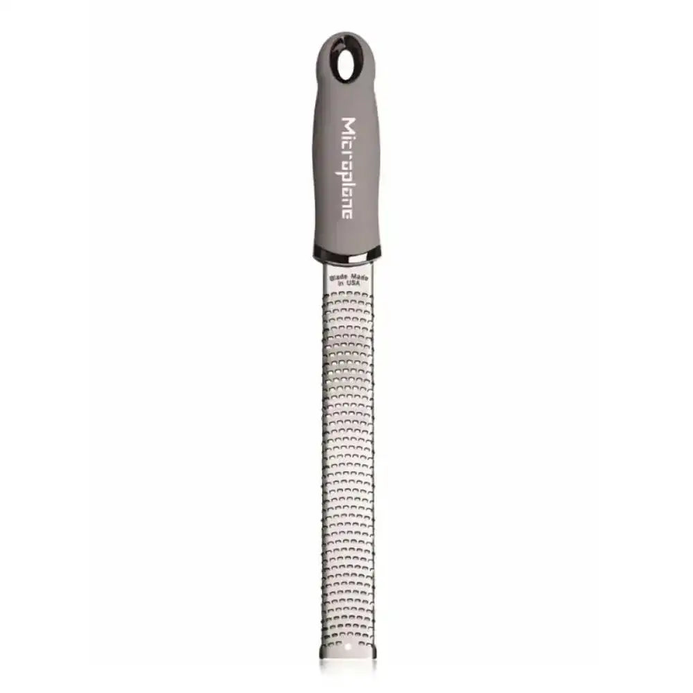Microplane grater on a white background