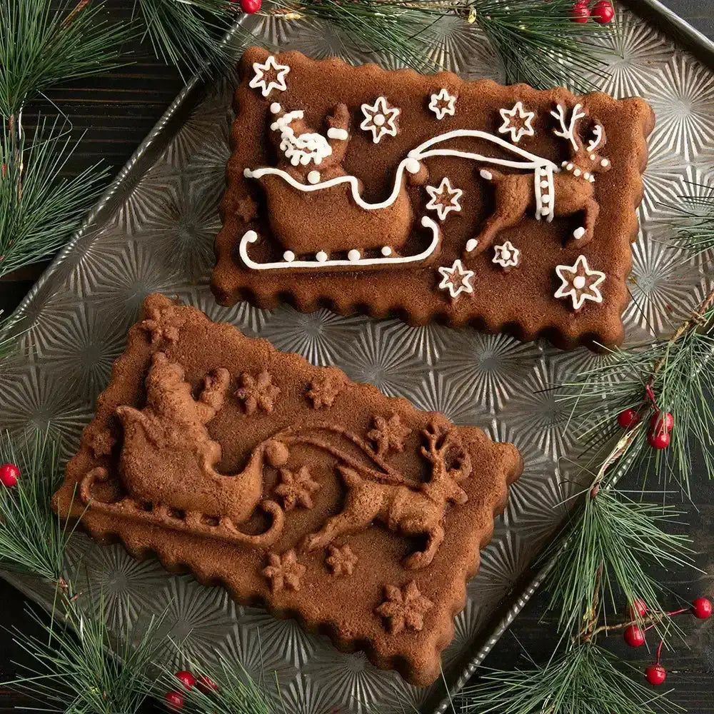 Nordic Ware Santa's Sleigh Loaf Pan.