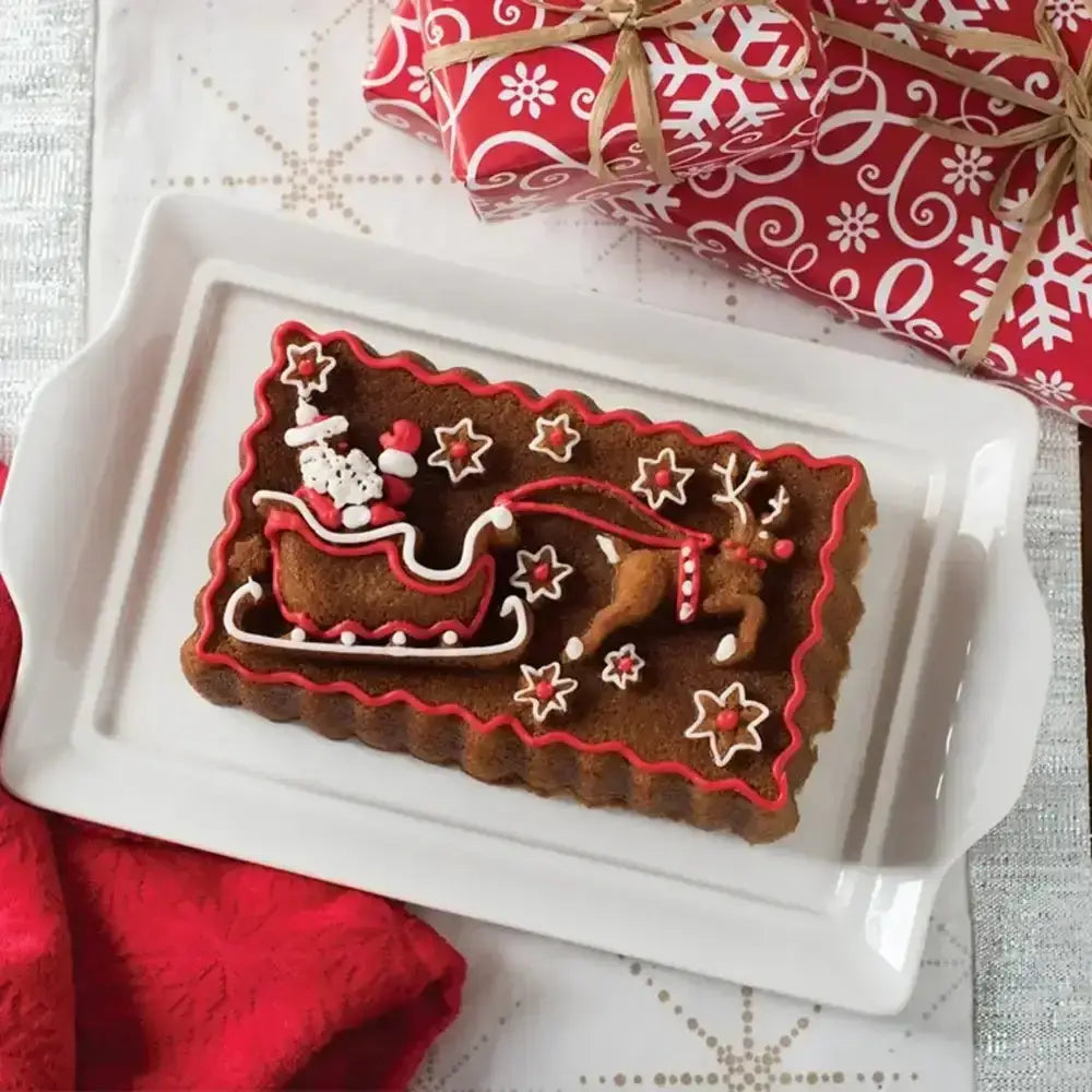 Nordic Ware Santa's Sleigh Loaf Pan.