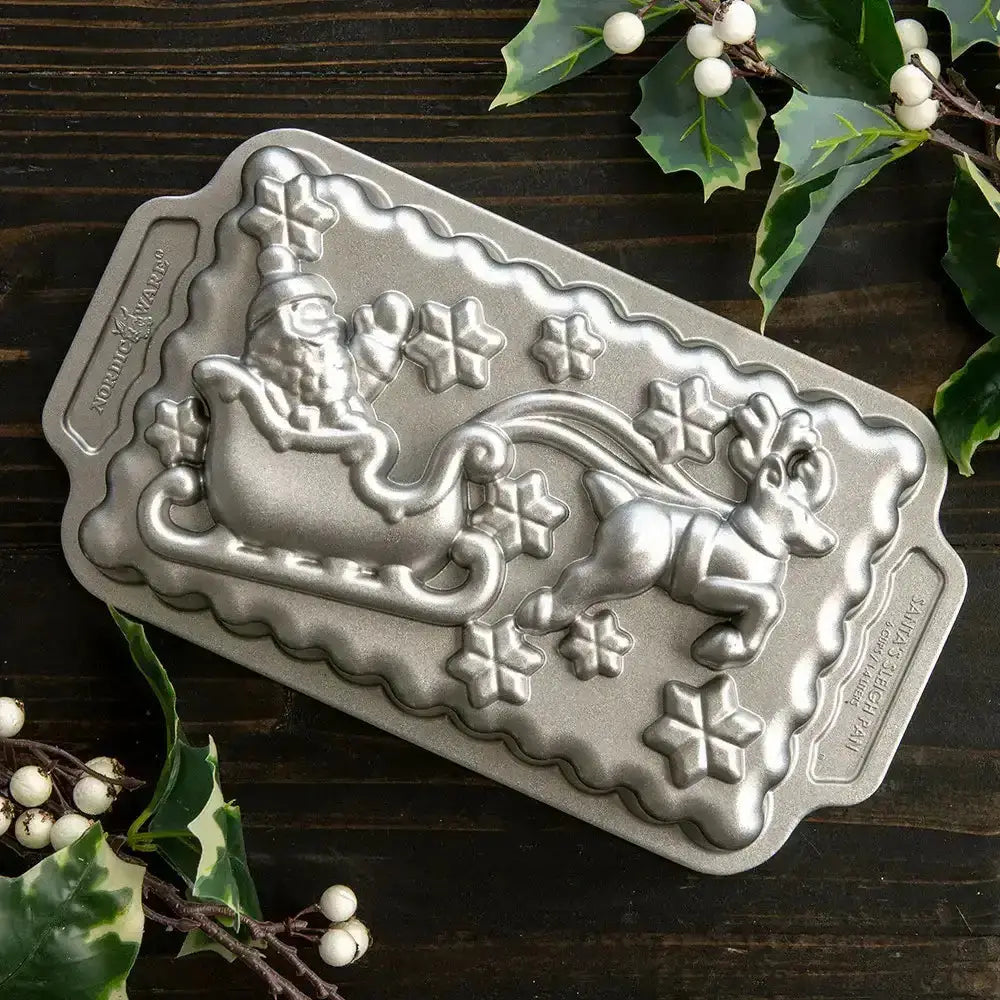 Nordic Ware Santa's Sleigh Loaf Pan.