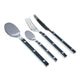 Olivia Stainless Steel Cutlery Set 16pc Dark Blue