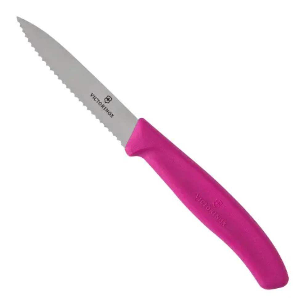 Victorinox Paring Knife Serrated 8cm Pink