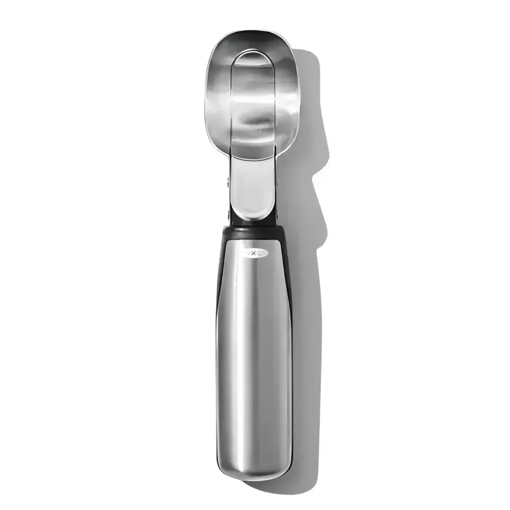 Oxo Stainless Steel Lever Ice Cream Scoop.