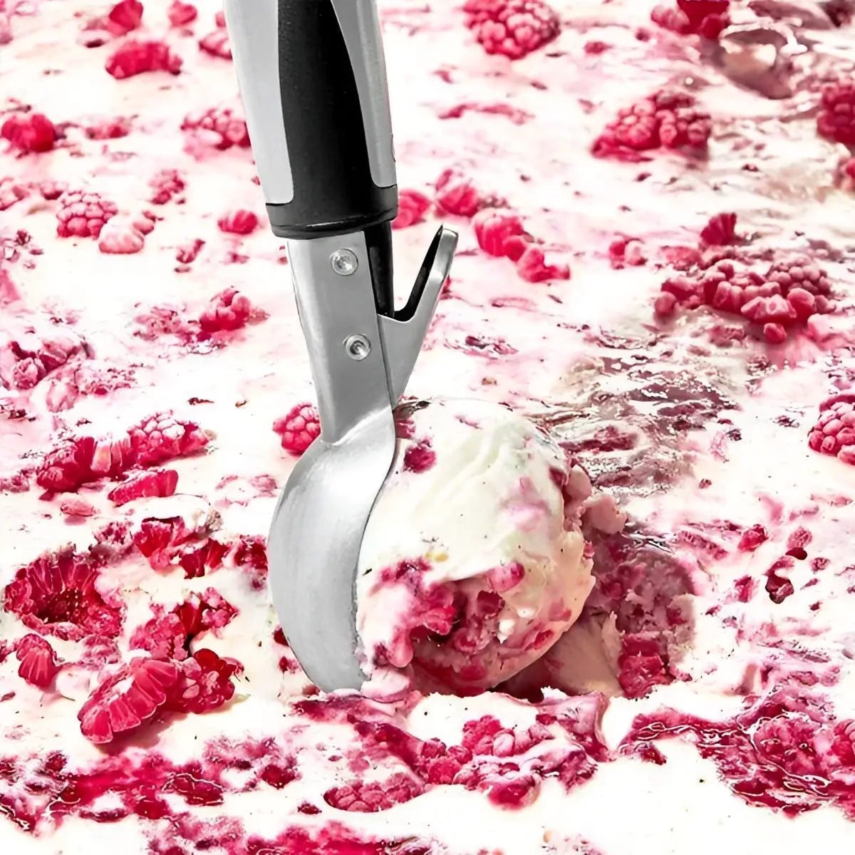 Oxo Stainless Steel Lever Ice Cream Scoop.