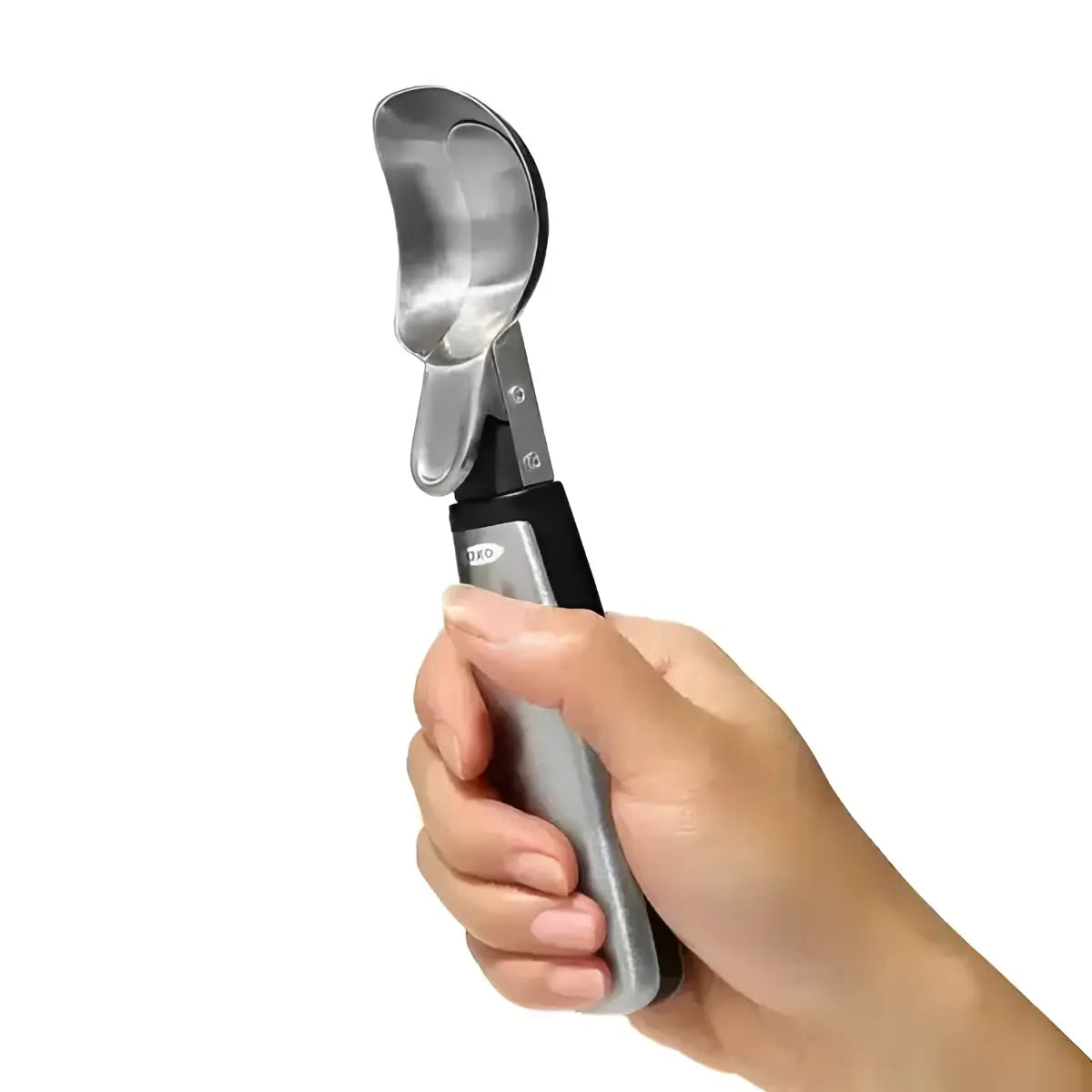 Oxo Stainless Steel Lever Ice Cream Scoop.