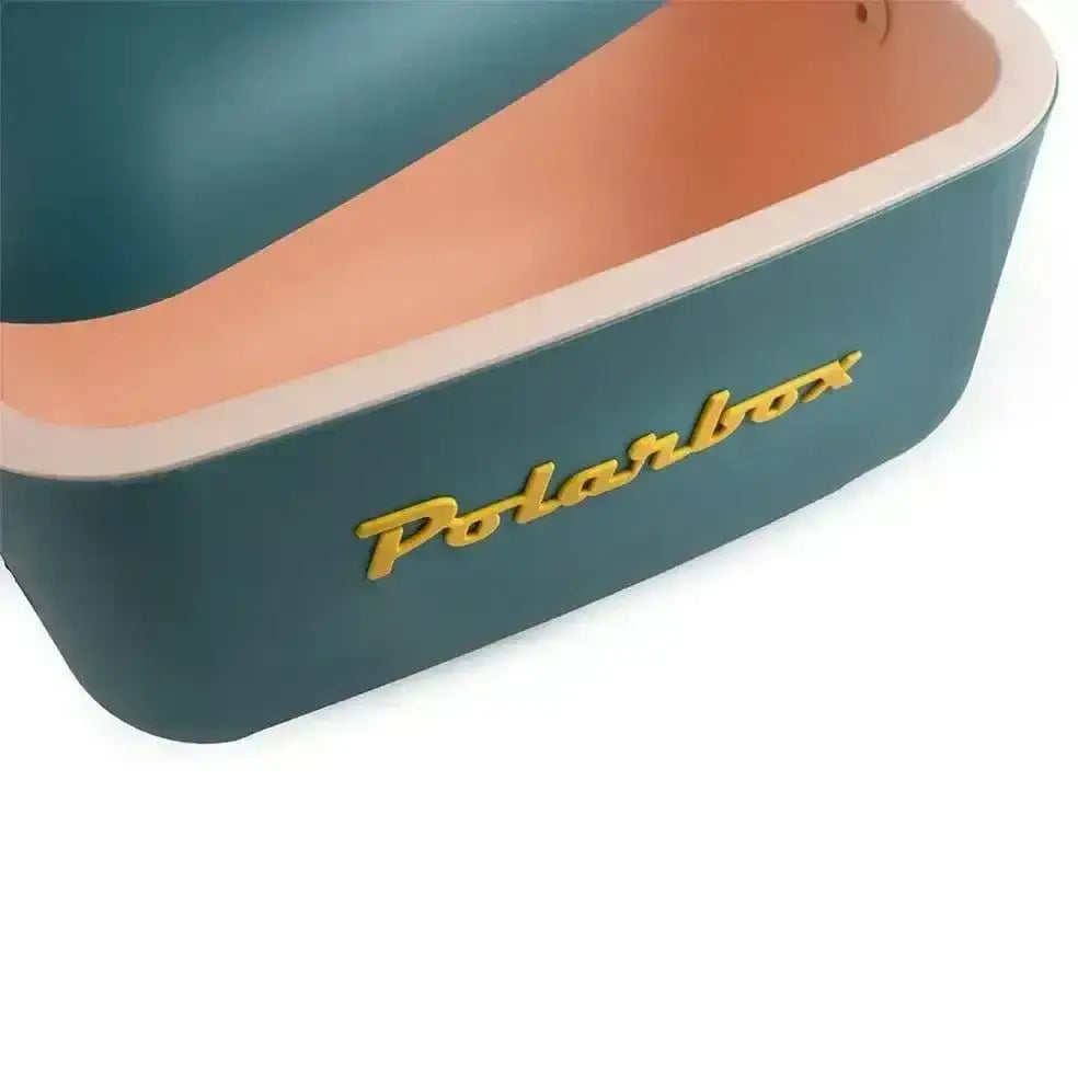 Green and brown container with 'Polarbox' branding on a white background