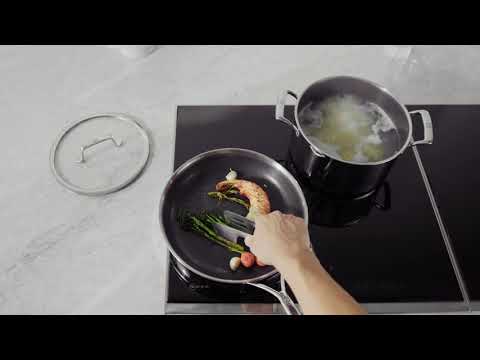 Zwilling Peak Stainless Steel Ceramic Wok with Lid 30cm