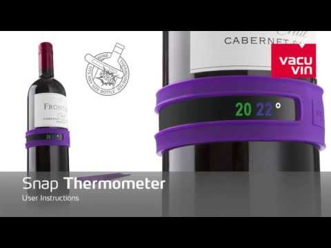 VAC Wine Thermometer Snap Grey